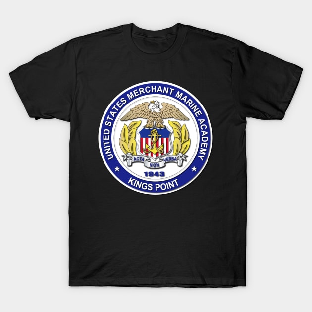 United States Merchant Marine Academy - Kings Point T-Shirt by twix123844